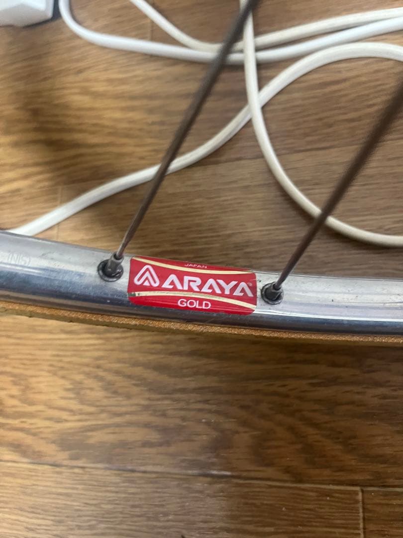 ARAYA ゴールド 完組みホイール リア