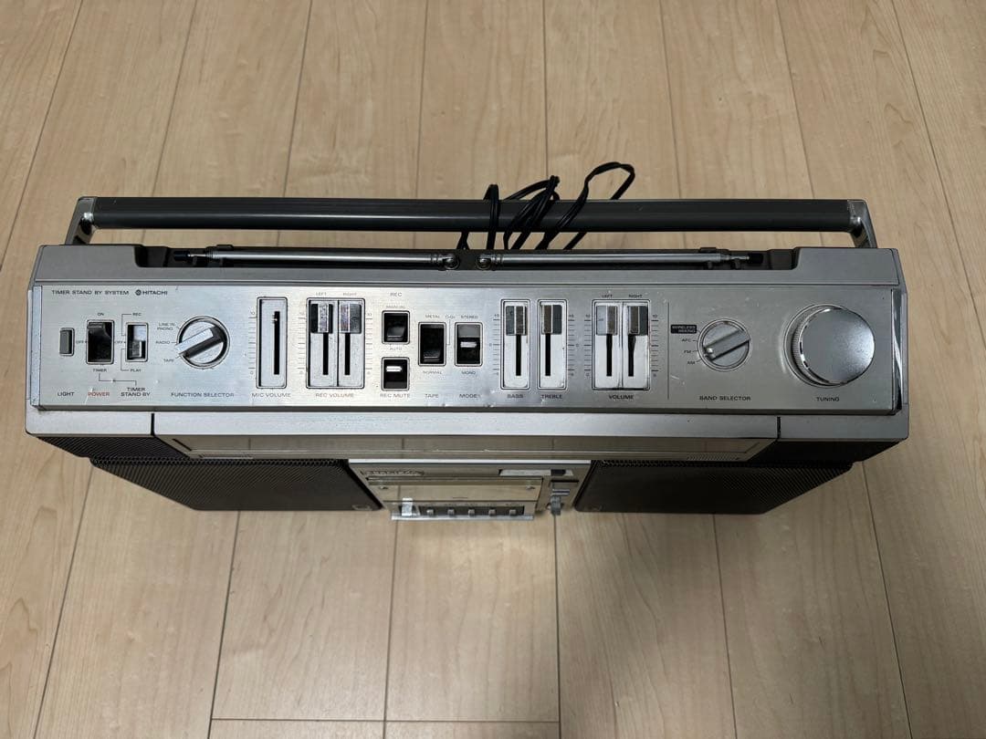 HITACHIラジカセretro.パディスコ TRK8800 ジャンク