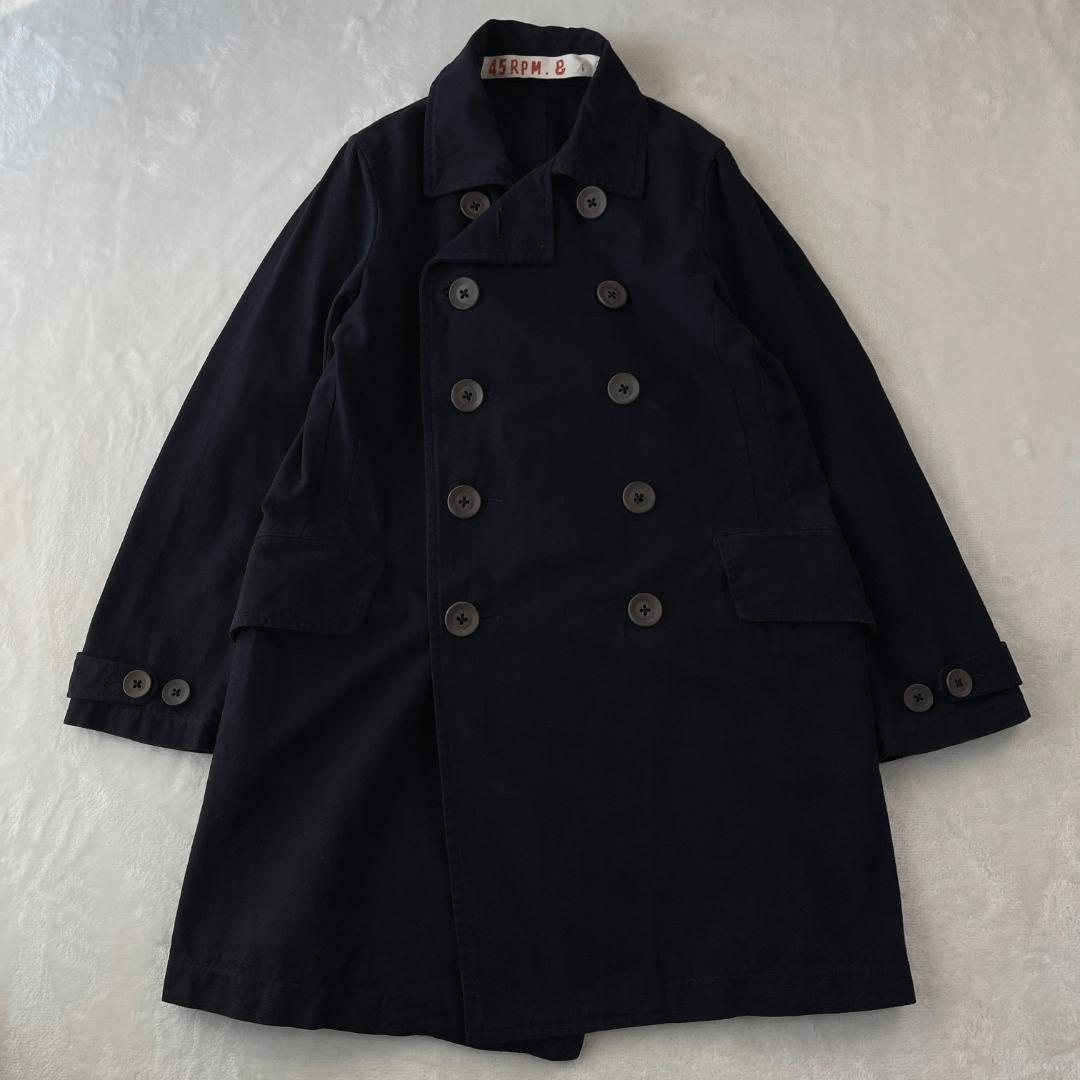 45rpm&　コットンピーコート　ネイビー　アウター