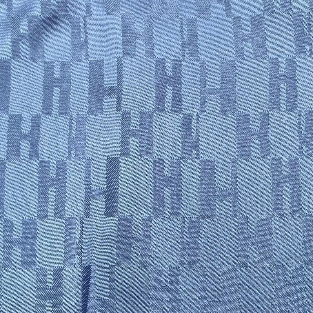 極美品　エルメス　カレ40 スカーフ　ハンカチ　グランH シルク　タグ付き