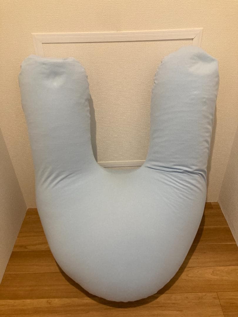 Yogibo Ghost Premium　水色 U字型 ビーズクッション