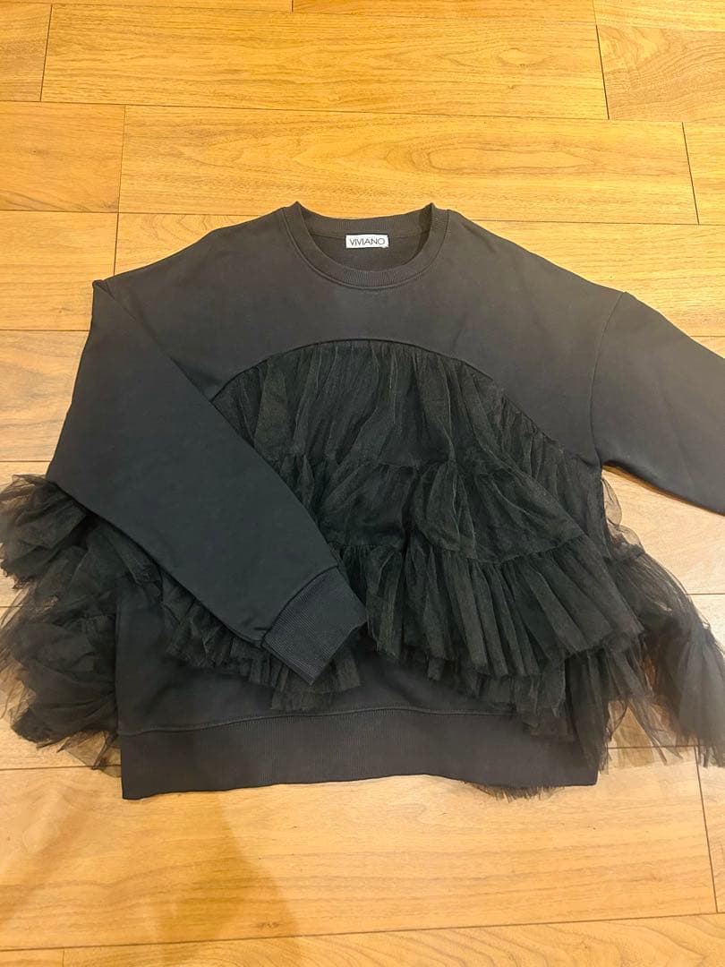 VIVIANO/ヴィヴィアーノ STUDIOUS別注 チュール スウェット