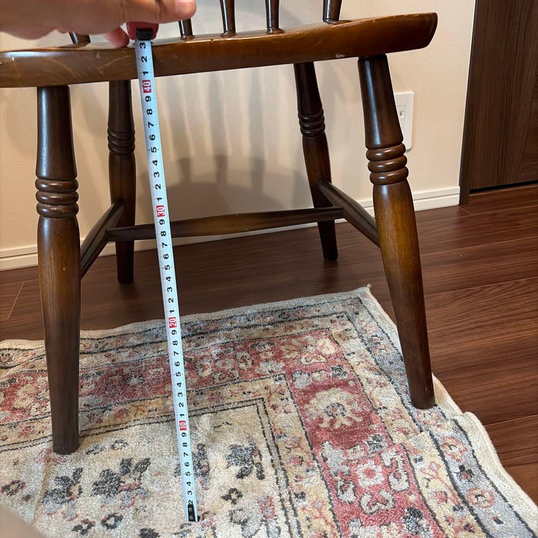 お値下げ！飛騨産業♡キツツキマーク♡昭和レトロダイニングチェア スピンドルバック