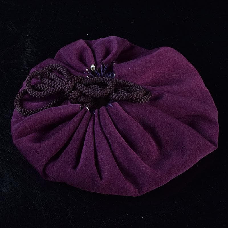 北大路魯山人作　志野焼　草文　茶碗　仕覆付　共箱　M　R9329