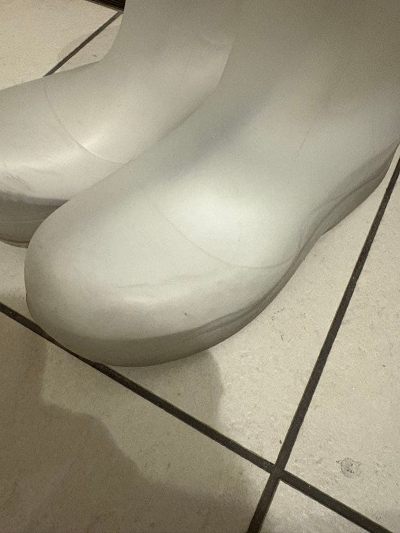 値下げ中！Bottega Veneta パドルブーツ　クリア　37