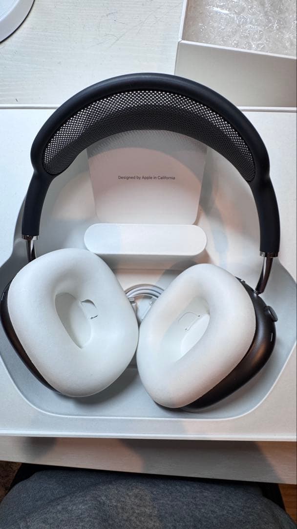 【極美品】Airpods Max ブラック カバー付き