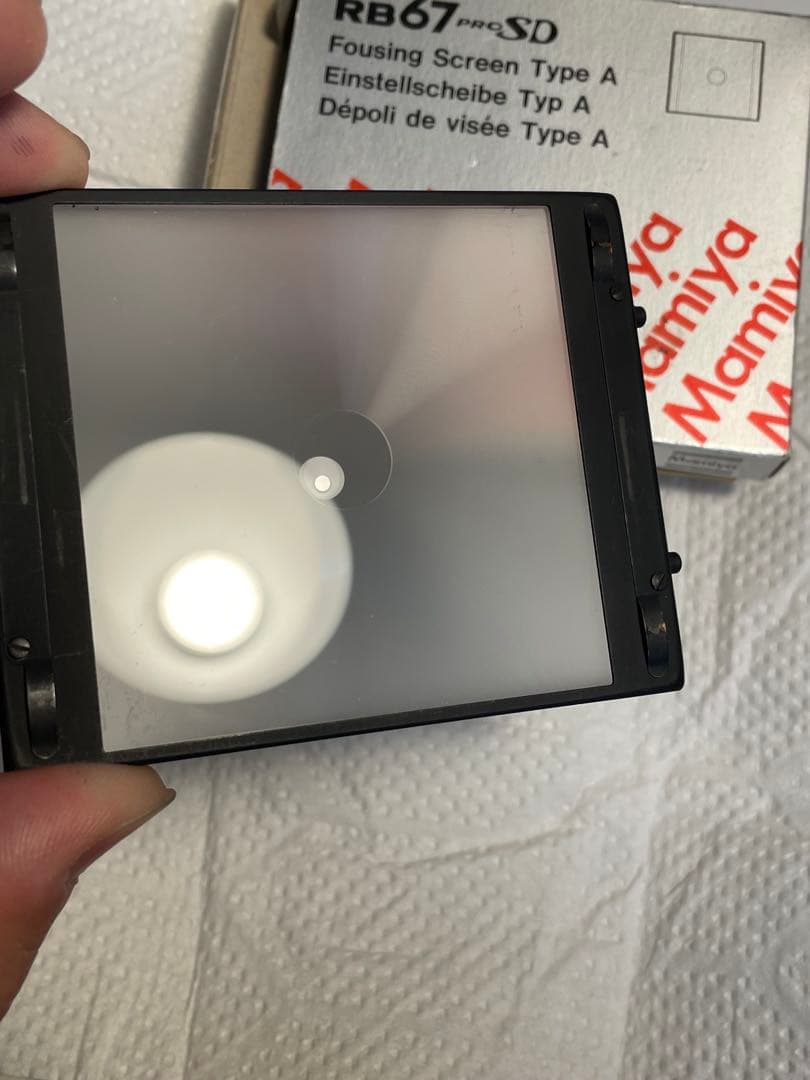 マミヤ　mamiya rb67 pro sd フォーカシング　スクリーン