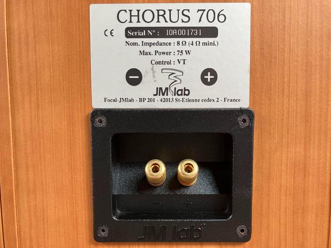 【希少】Focal JMlab CHORUS706 ツインスピーカー