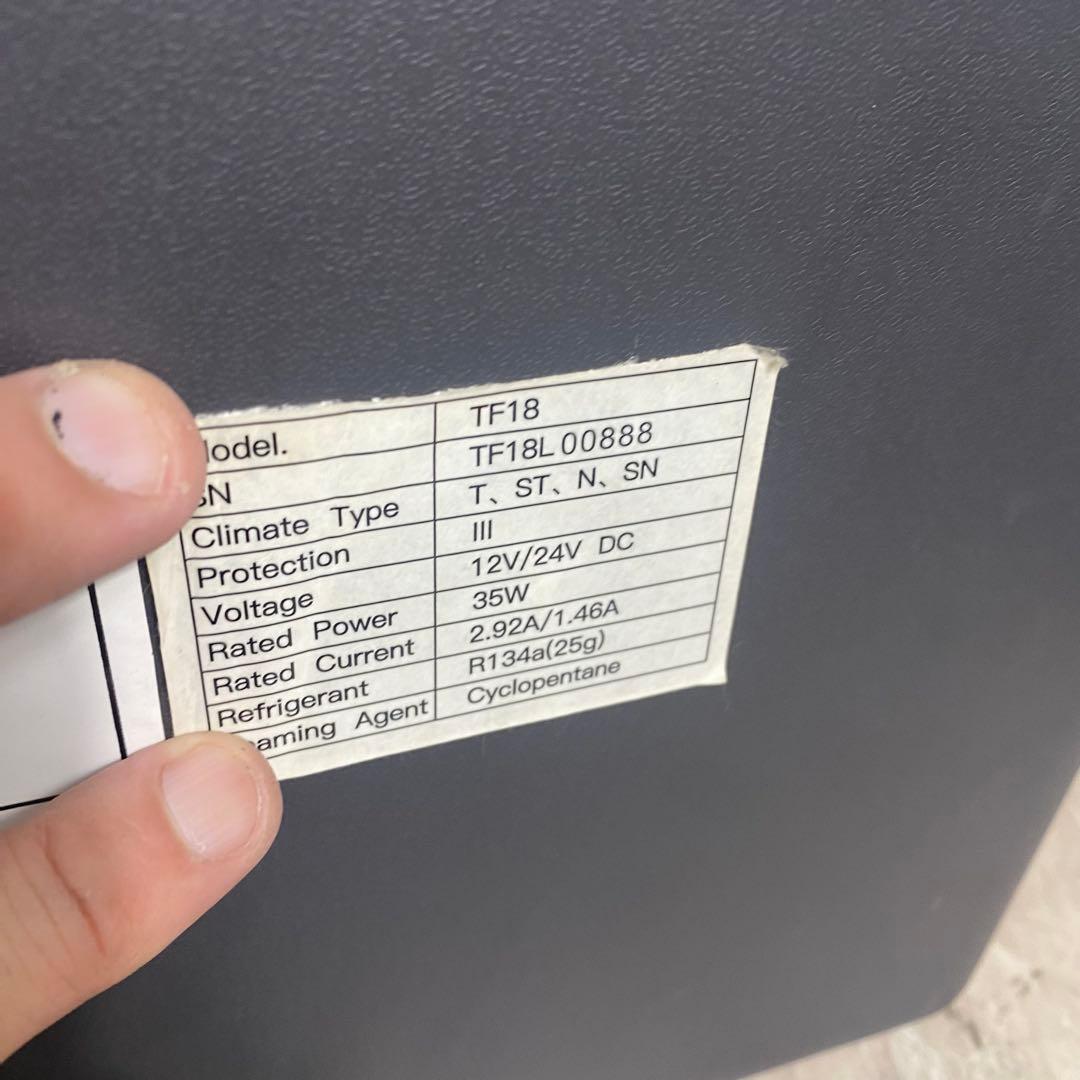 F40C4TMP ポータブル冷蔵庫 車載冷蔵庫 18L キャンプ 車中泊