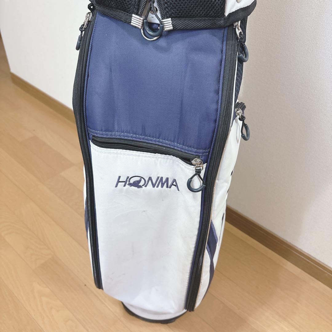 K438 HONMA コンパクトスポーツ キャディバッグ ホワイト