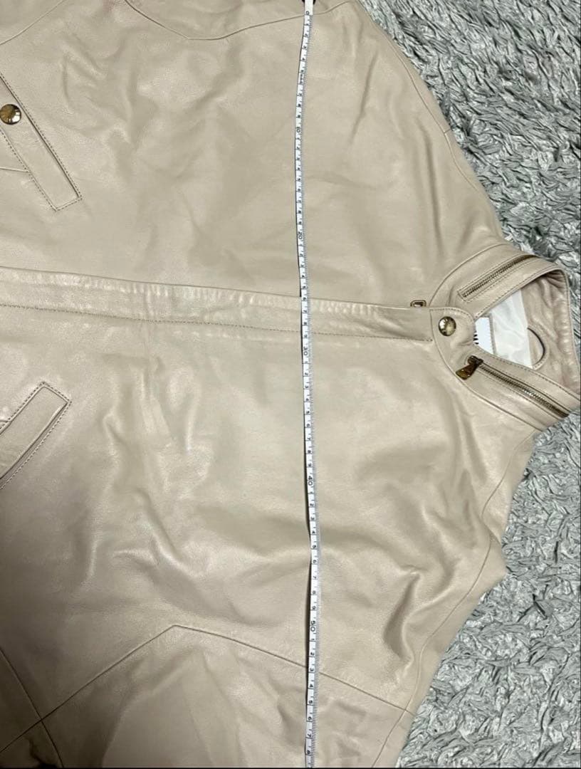 希少✨美品✨EMMETI エンメティ　レザー ブルゾン　ドルマン　定価15万