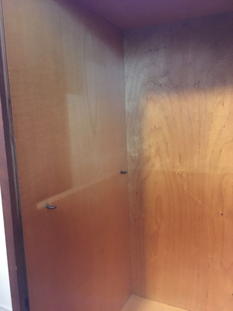 デンマーク　ビンテージ　脚付き蛇腹キャビネット　マホガニー　北欧ビンテージ