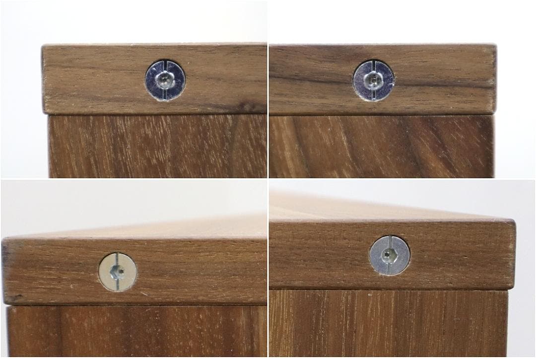 無印良品 MUJI スタッキングシェルフ　3段×2列・ウォールナット材 2段3列