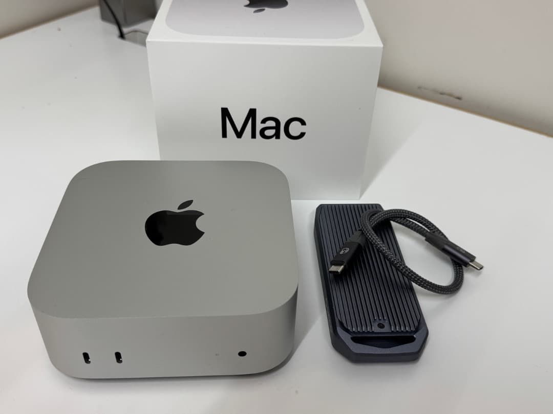 Mac mini M4 16GB 256GB ＋外付けSSD2TB