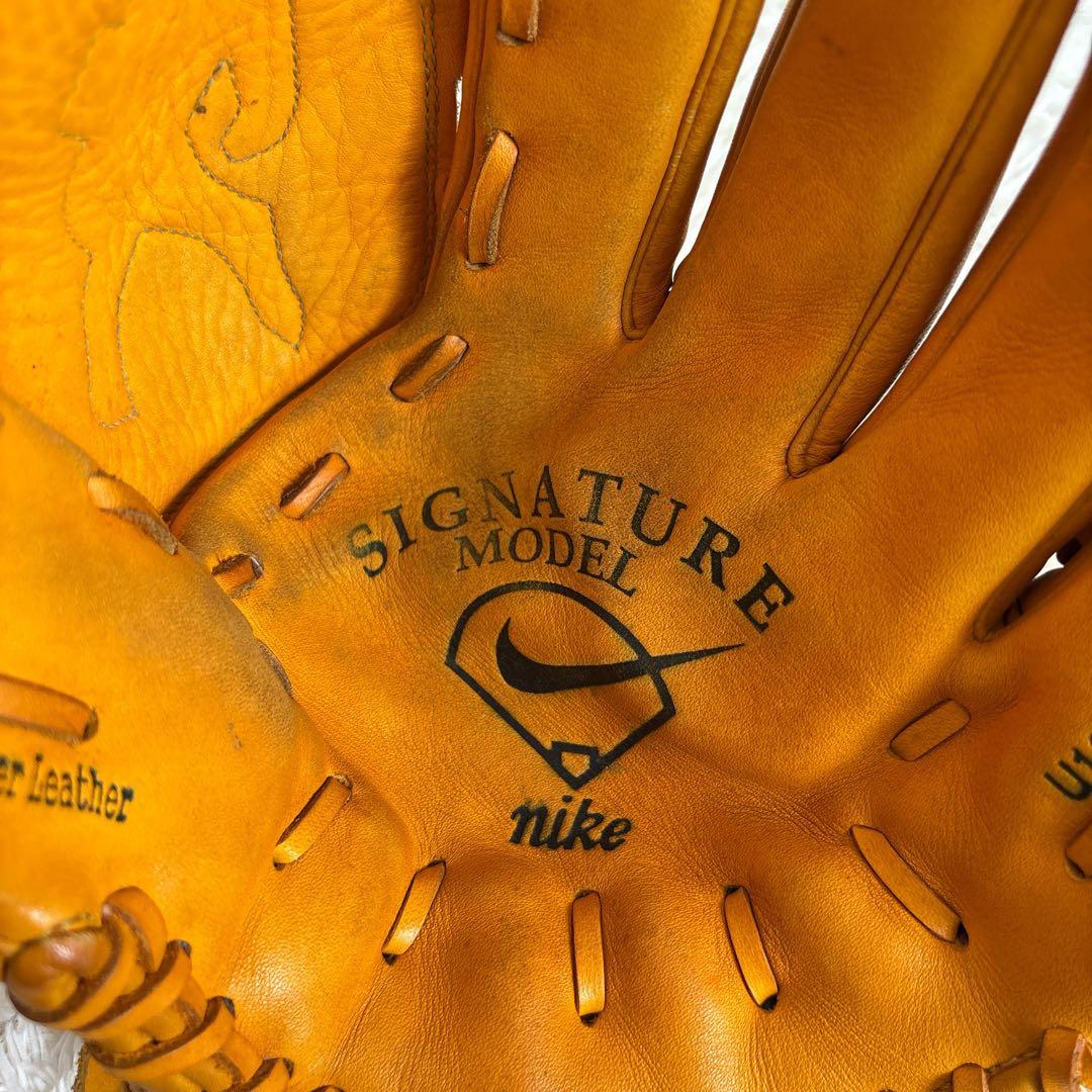 NIKE 上原モデル シルエットデザイン 限定品 ナイキ 投手用 軟式グローブ