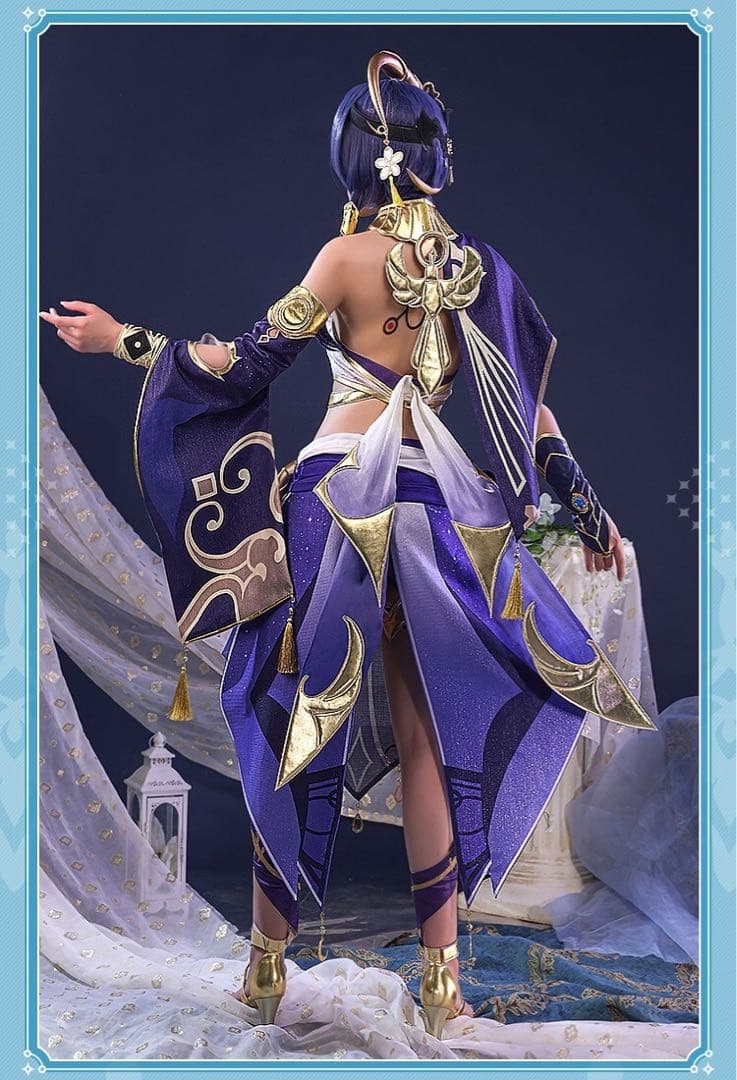 【即日発送可能】三分妄想　原神　キャンディス　コスプレ　衣装セット　Mサイズ