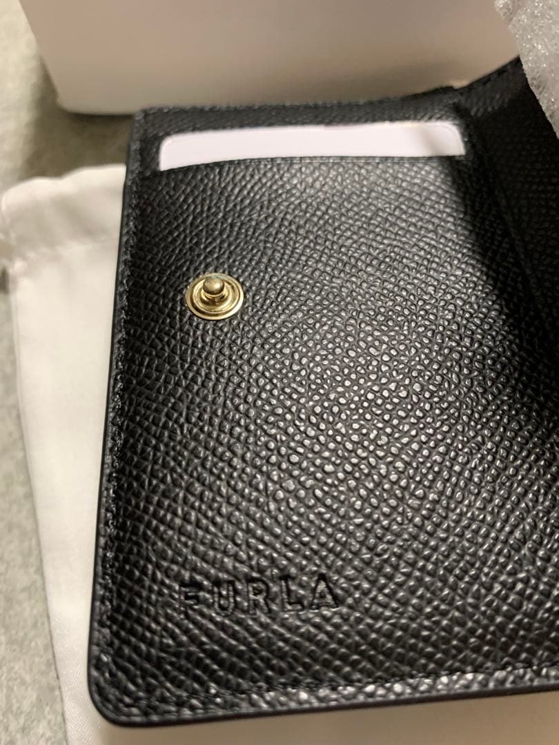 【新品未使用】FURLA フルラ ブラック 名刺入れ カードケース　クラシック