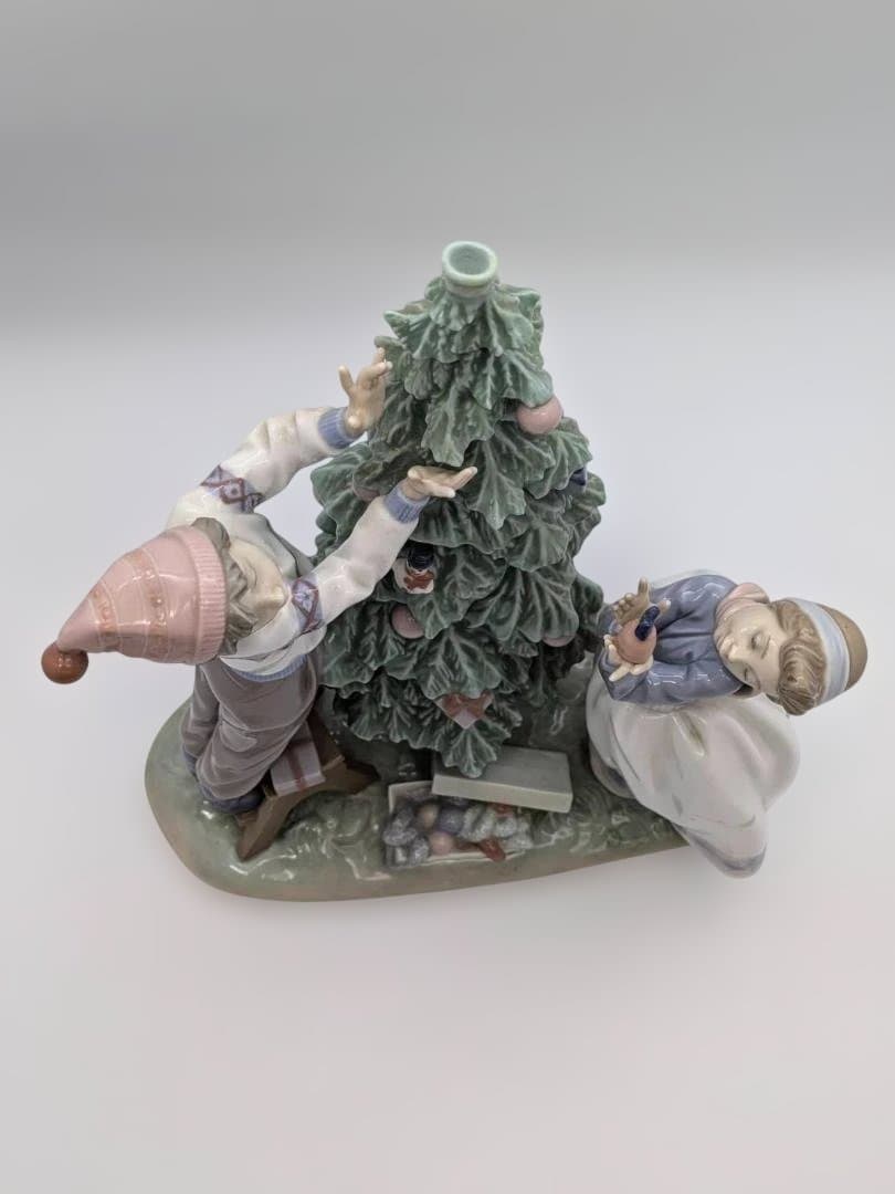 #15235　リヤドロLLADRO　クリスマス　ツリーを飾ろう
