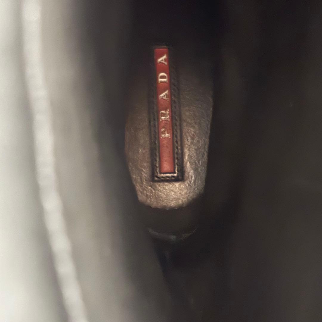 PRADASPORTS プラダスポーツ　レザー　ロングブーツ　39 ラグソール