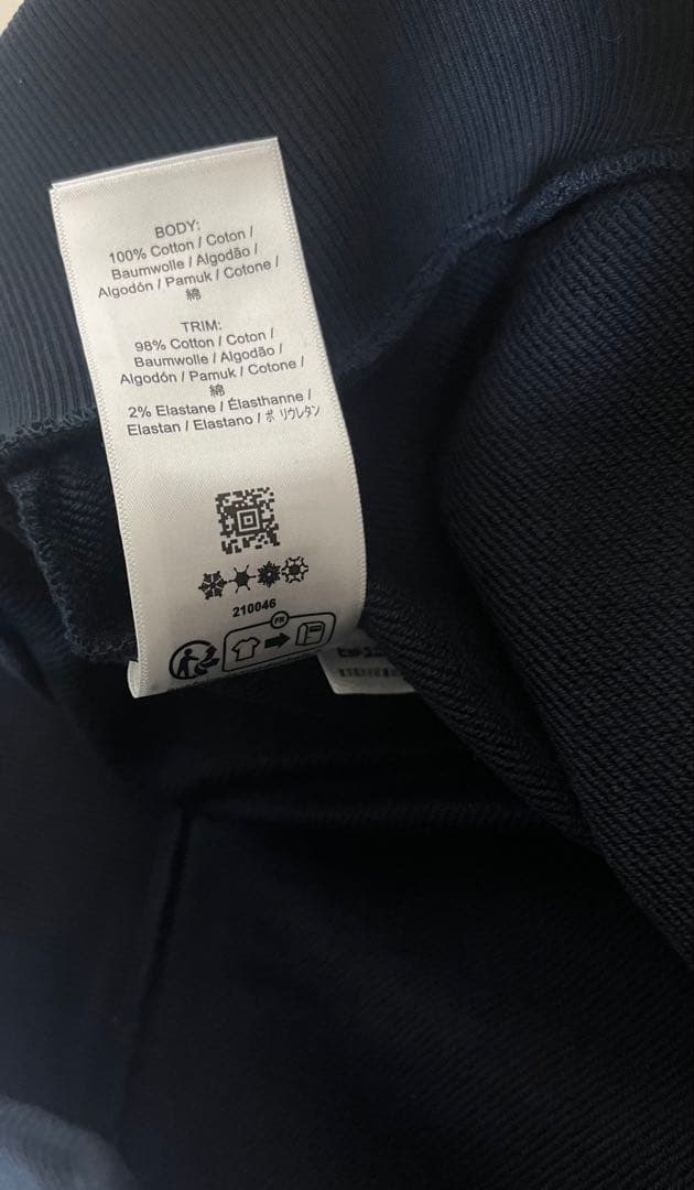 FRED PERRY/フレッドペリークルーネック スウェットトレーナーネイビーS