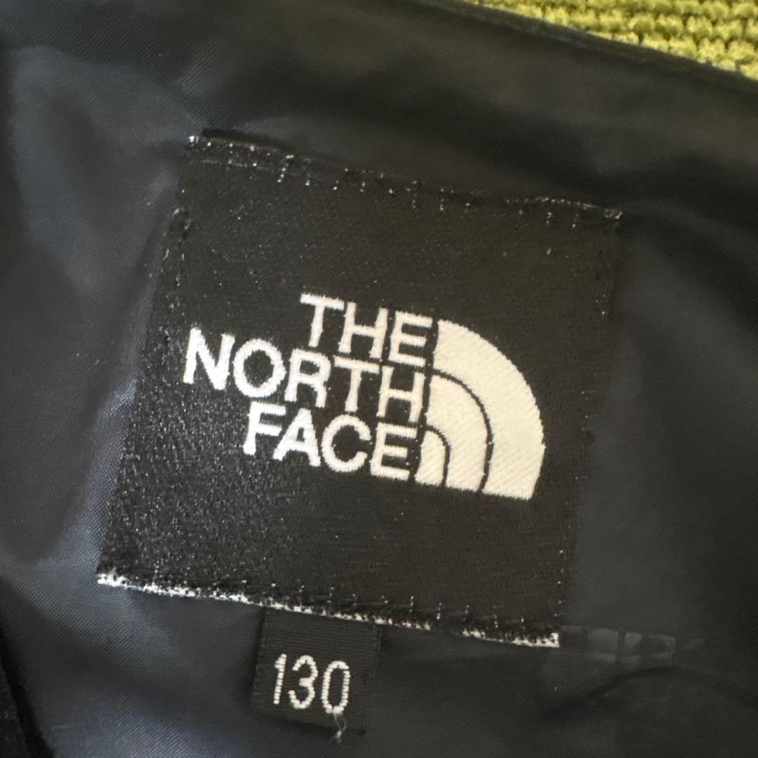 ノースフェイス　キッズ　スノーウェア　130センチ　ブラック　黒　サロペット