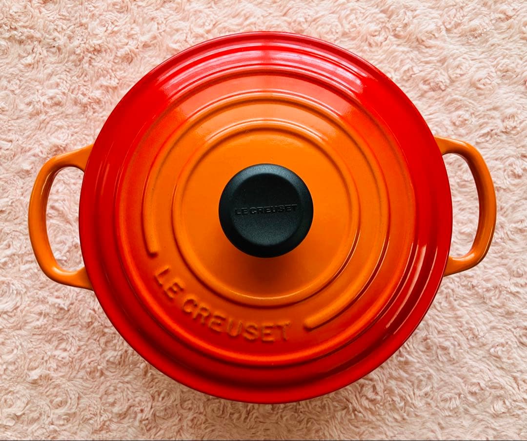 [美品] Le Creuset ル・クルーゼ　ココットロンド20cm両手鍋