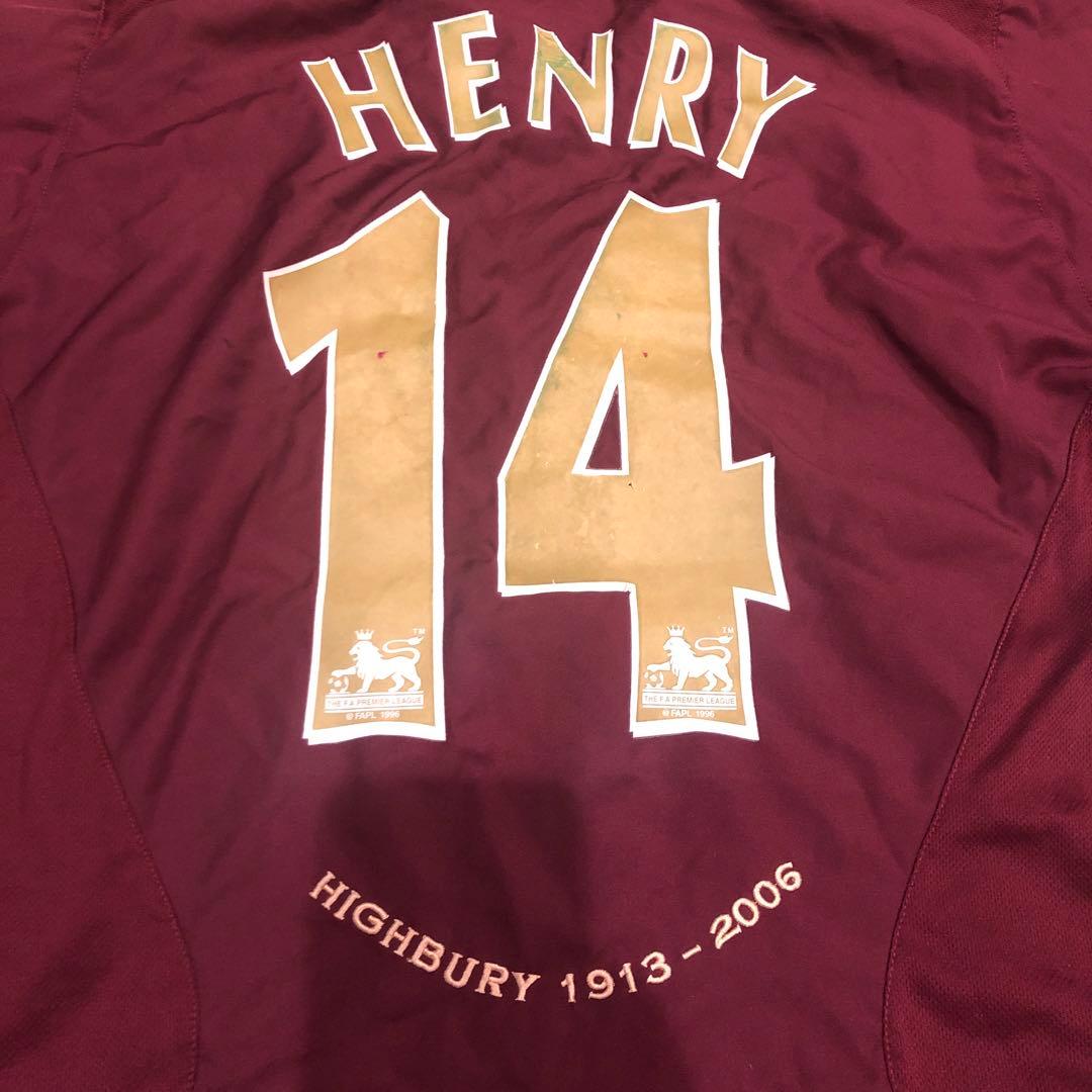 アーセナル　ラストハイバリー記念　ユニフォーム #14 ティエリ・アンリ