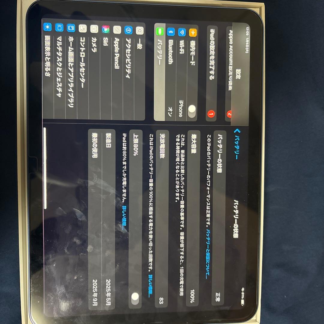 iPad (A16) Wi-Fi 128GB ブルー