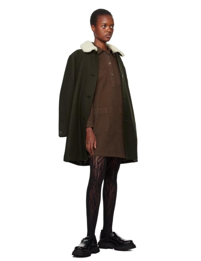 a.p.c.＿アーペーセー＿ボア襟ウールコート_Doll Coat_入学式卒業式