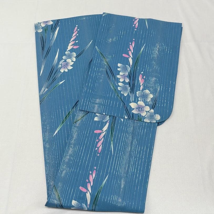 ゆりのはな　浴衣　女物　１０点　まとめ売り　着用可能～少々汚れ有り　綿　G501