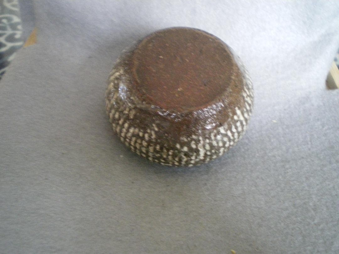 香合八代焼瓢象嵌