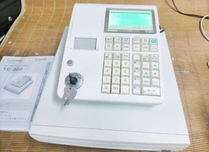 カシオレジスター　TE-300　 設定無料　 送料無料人気機種　913338