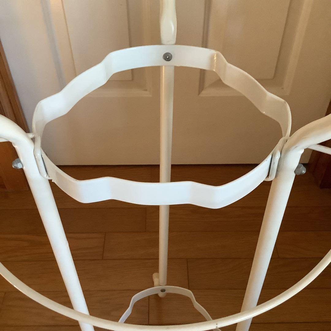 昭和レトロ　洗面器スタンド　ホーロー洗面器付き