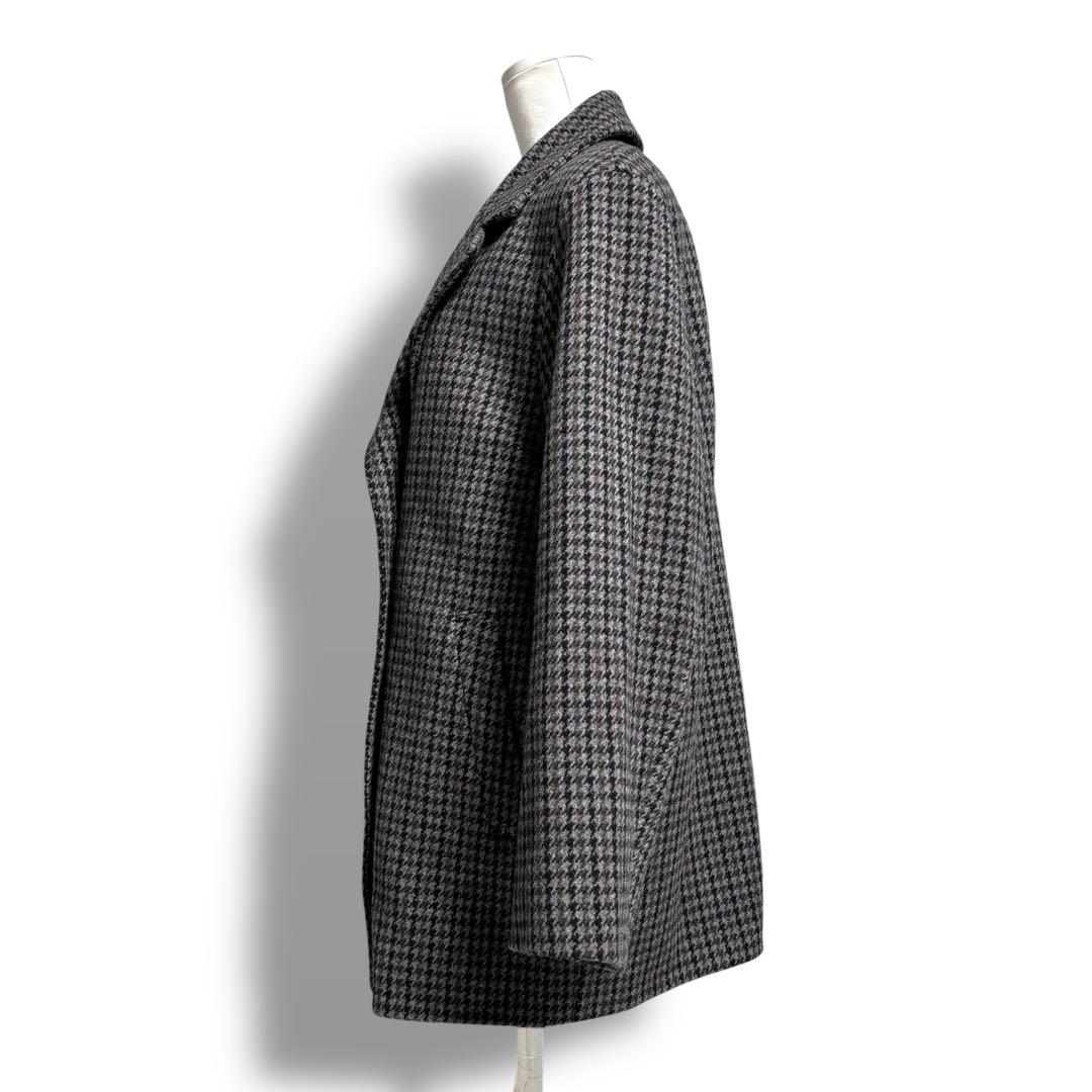 美品♪ J.PRESS ツイードチェックPコート ウール