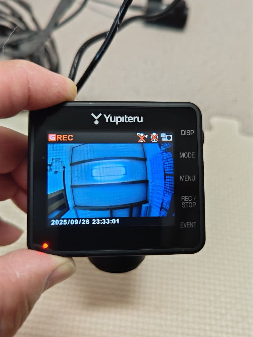 Yupiteru　ZQ-31R 360° ドライブレコーダー 、リアカメラ付き