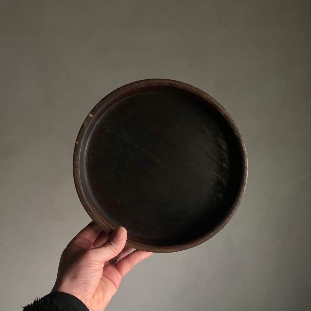 古い 小ぶり くりぬき盆 No.1 古道具 アンティーク