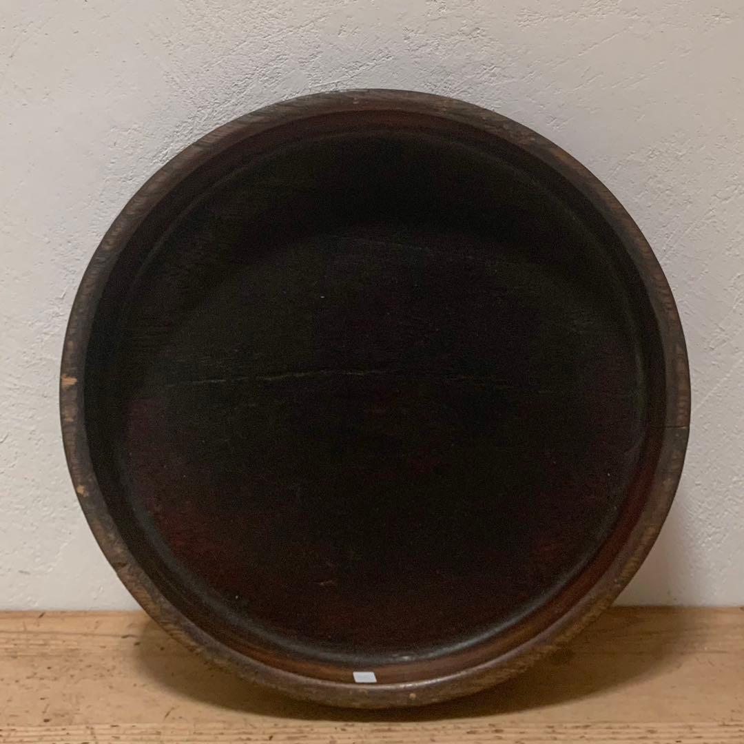古い 小ぶり くりぬき盆 No.1 古道具 アンティーク