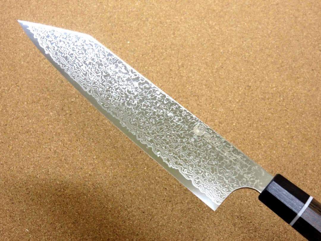 牛刀 210mm 瑞雲 関の刃物 ダマスカス63層 SPG2 両刃 洋包丁 桐箱