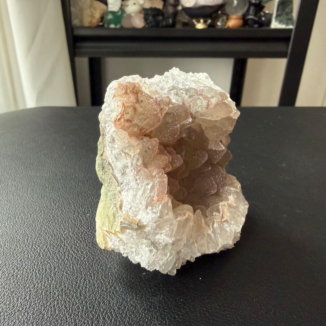 【KAORI】天然石シュガーアメジストの原石　置物　鉱物NO.021011