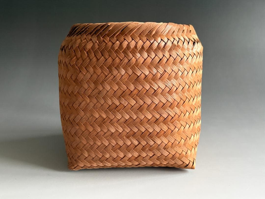 堀内宗完　兼中斎好　一位籠花入　茶道具　表千家