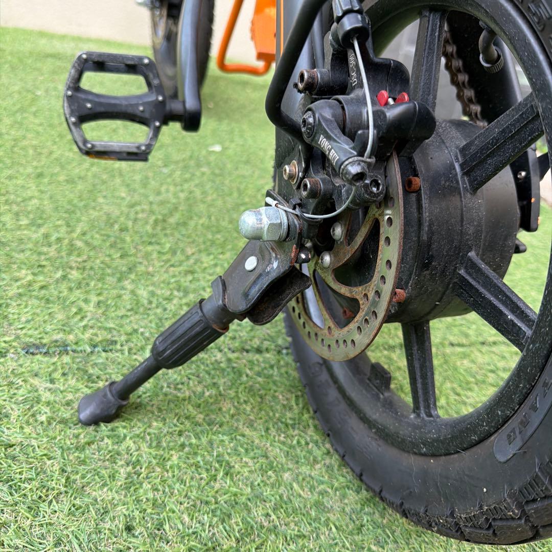 大阪発　ジャンクFLYFISH 電動アシスト自転車 オレンジ　引取り限定