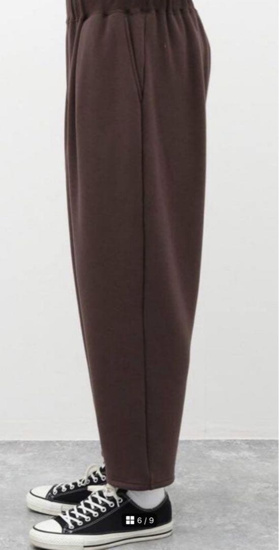 is-ness イズネス　スウェット　セットアップ 裏起毛　ブラウン　ML