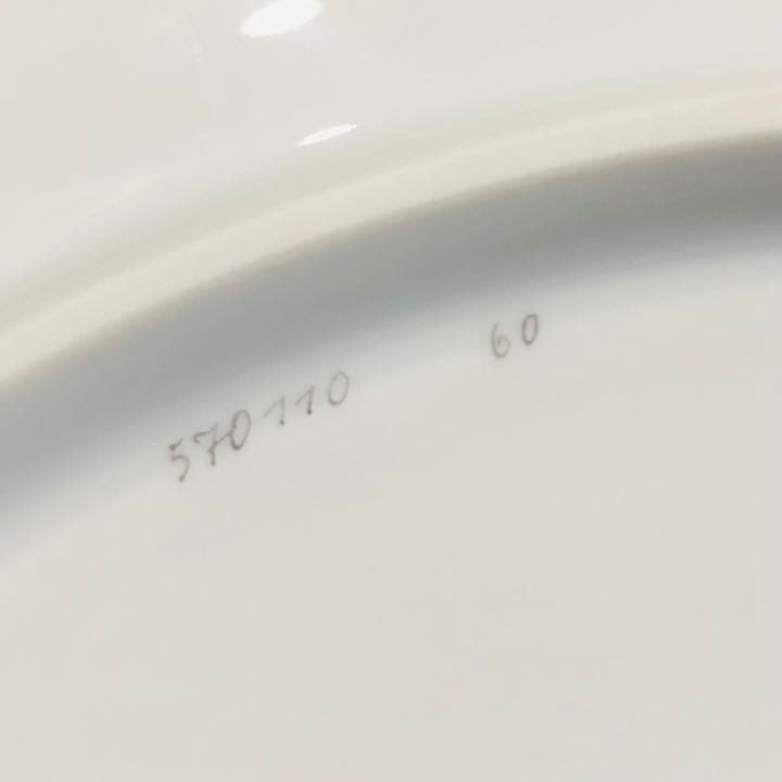 Meisseマイセン/極稀少1級品 化粧箱付「青い鳥と金の竹」28cm飾り皿