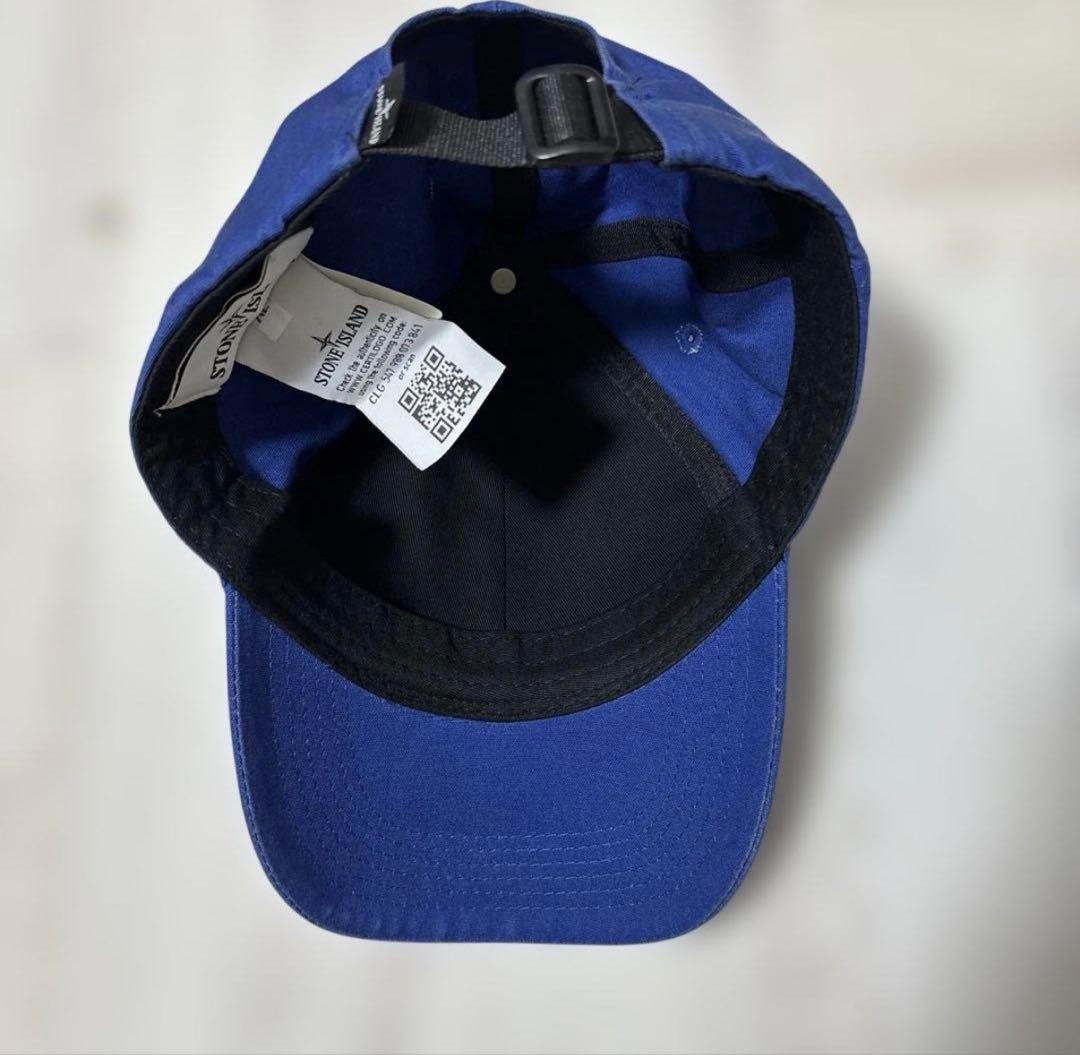 STONE  ネイビーキャップ XL ストーンアイランド ブルー 青