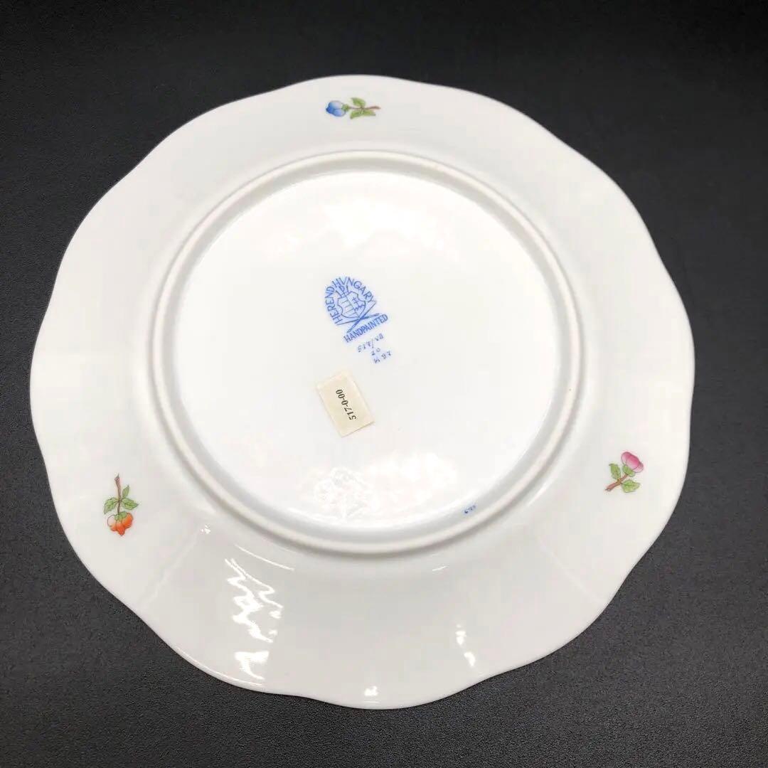 R【未使用品】HEREND ヘレンド 洋食器 ウィーンの薔薇　プレートセット