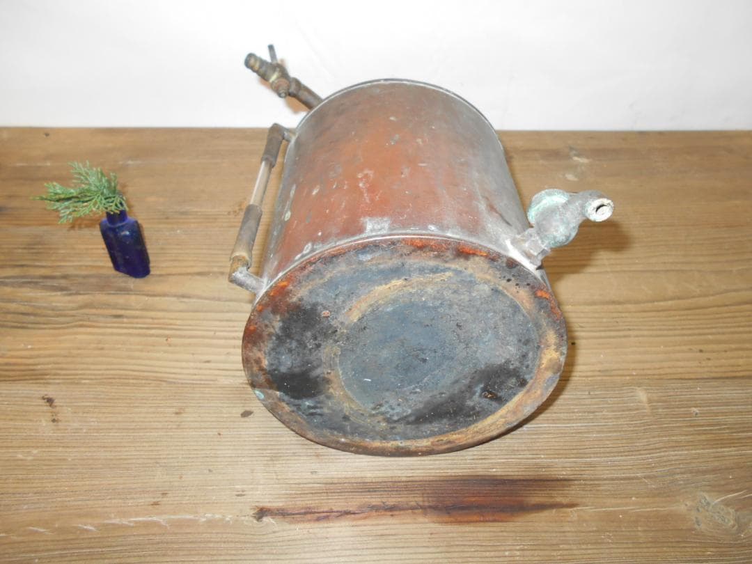 ■蒸留器　珈琲/焙煎/銅製/エスプレッソ/純水/実験/コーヒー/化学