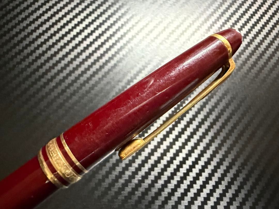 エボナイト芯 モンブラン 144 ボルドー 全金 F 細字 万年筆