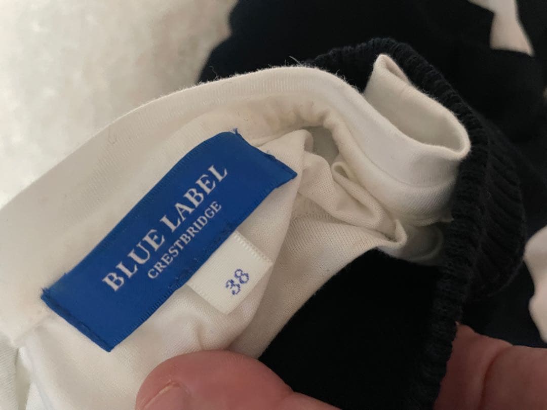 クレストブリッジ　ニット　ブラウス セットアップ　ネイビー　38