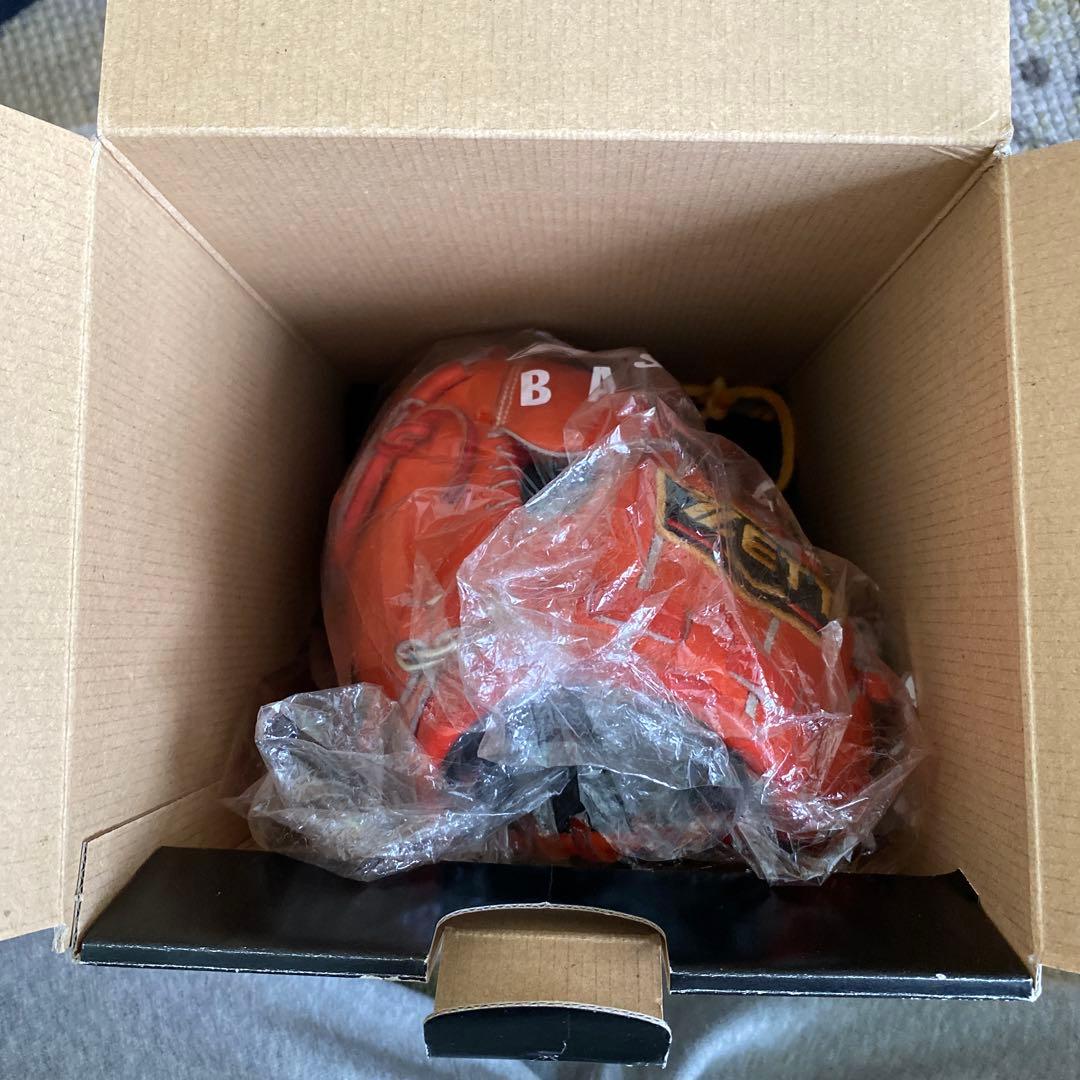 【最終】ZETT PROSTATUS 硬式グローブ オレンジ