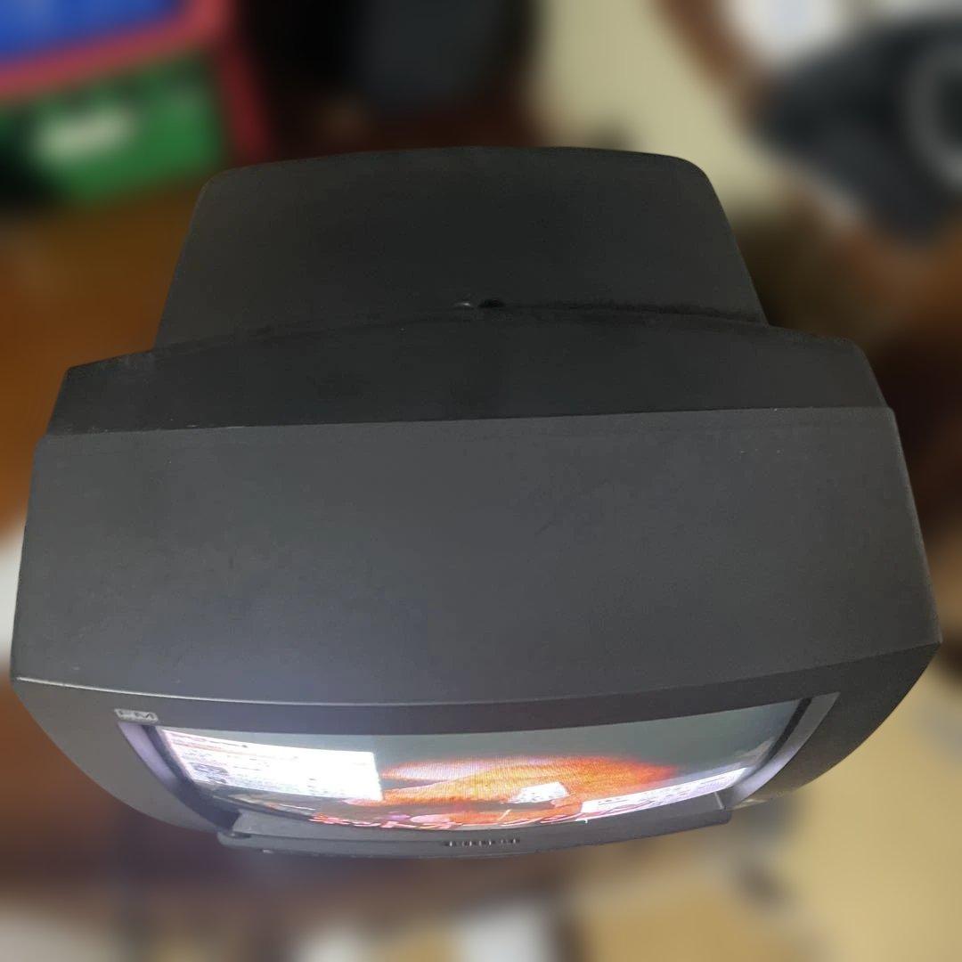 【美品】Panasonic カラーテレビデオ TH-14ZV10｜VHS再生OK